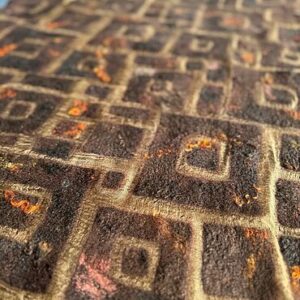 Палантин валяный «Шоколад»