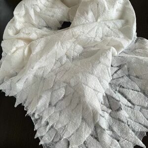 Палантин валяный из шерсти «Зима»