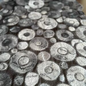 Палантин валяный «Серый»